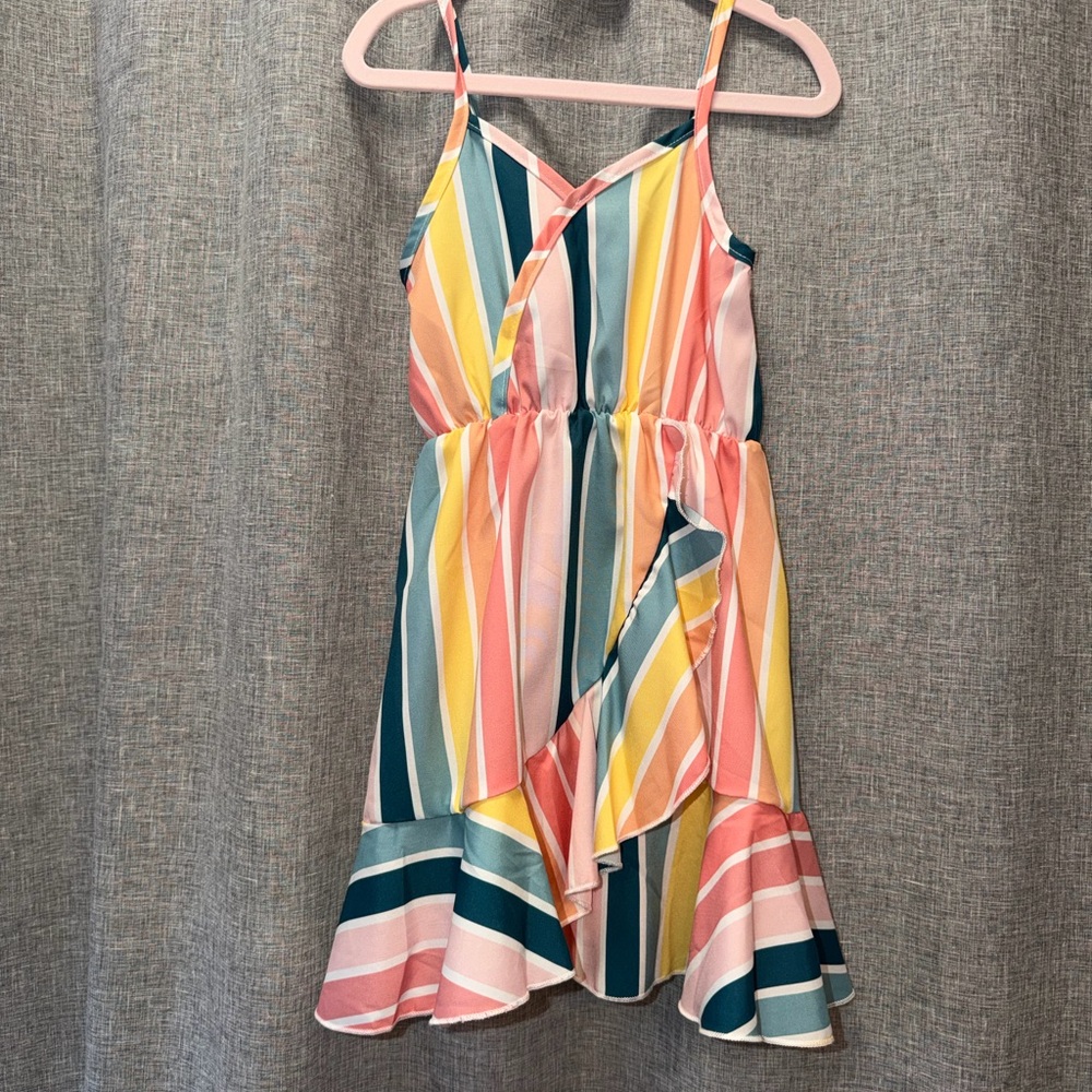 Colorful Striped Kids Dress size 100/3T